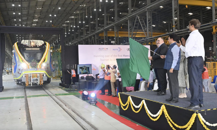 ALSTOM SUCCESSFULLY DELIVERS THE FIRST TRAINSET FOR THE MEERUT METRO PROJECT